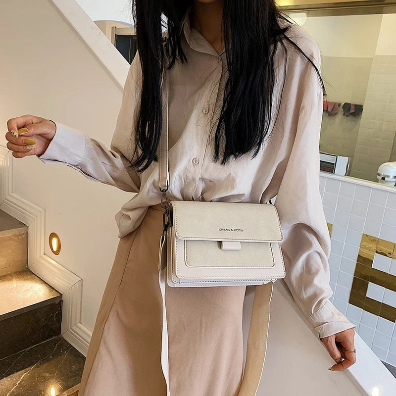 Dam Axelväska Casual Högkvalitativt Tyg med Flera Fack-2