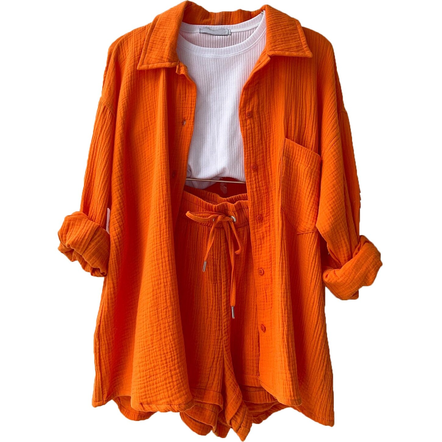 Loungewear Dam Trendig Komfort Mjuk Bomull-3