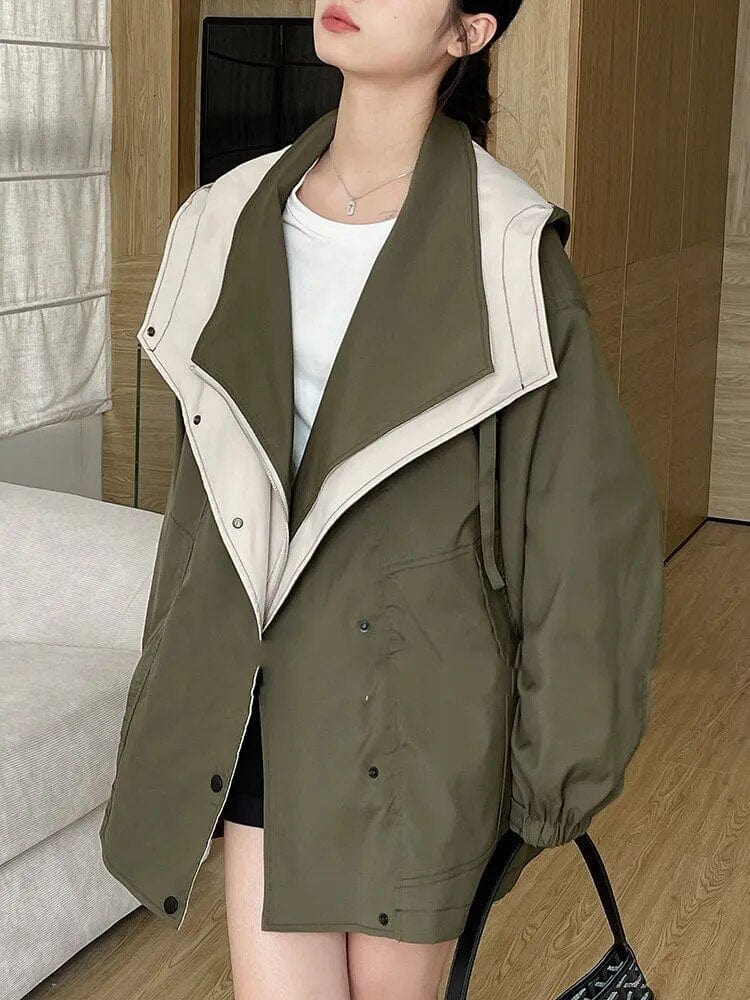 Variant image for Dam Lång Vinterjacka Klassisk Polyester för Kalla Dagar-1