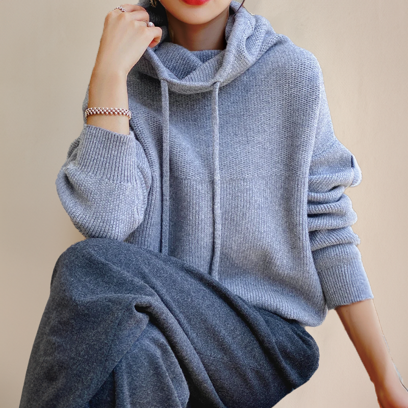 Turtleneck Tröja för Kvinna i Merinoull – Elegant Design och Bekväm Passform, Perfekt för Vardags- och Festliga Tillfällen 4