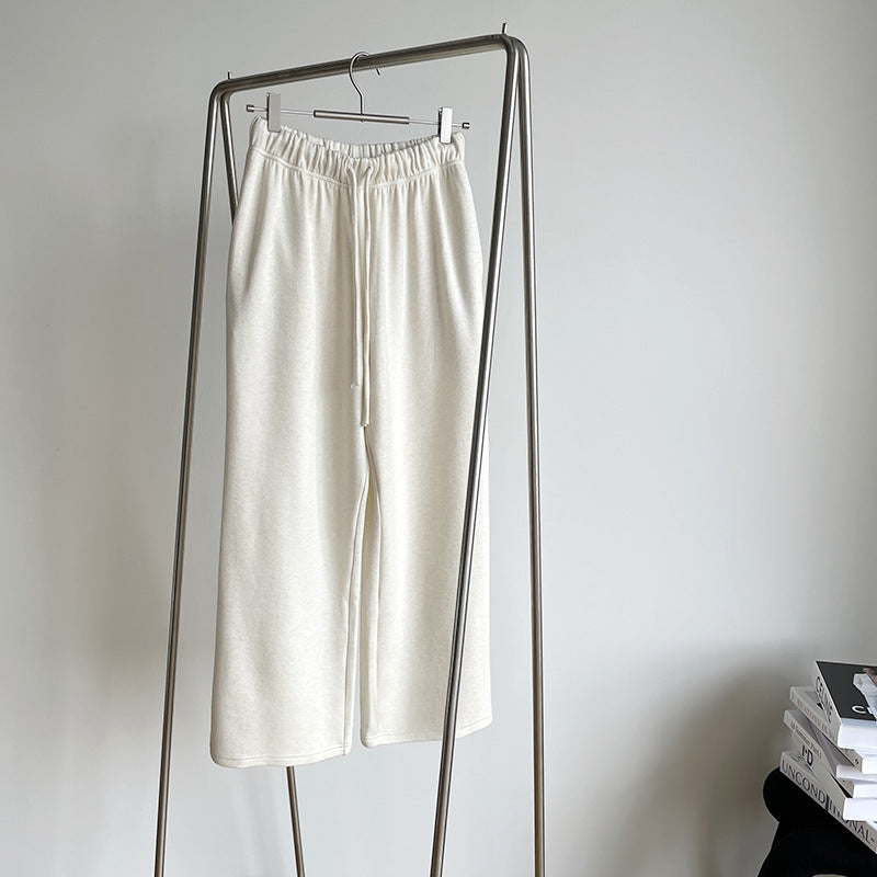 Snygga Byxor Dam Raka Snitt Polyester-5