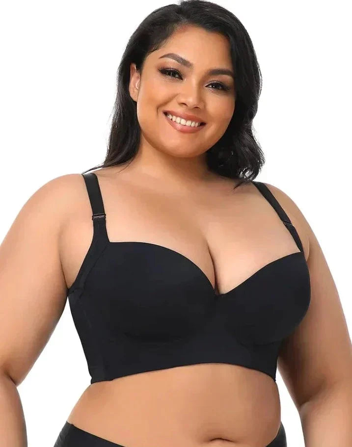 Dam Push Up Behå Bekväm Polyester-Spandex 7