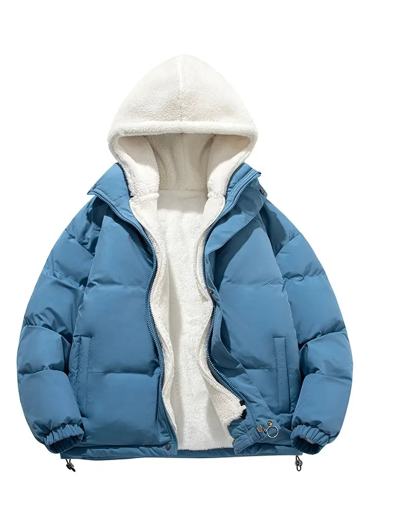 Variant image for Herrjacka Vinter Hoodie Mjuk Fleece-16