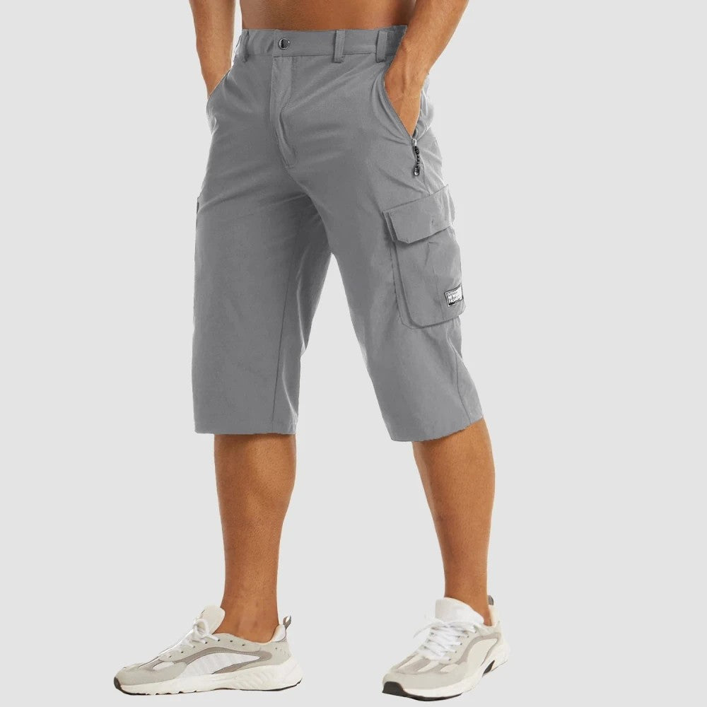 Dam Militärshorts Hög Midja Polyester-6