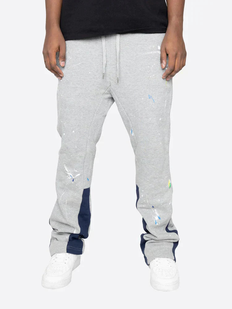 Variant image for Dam Flare Sweatpants Färgstänkt Bomull-16