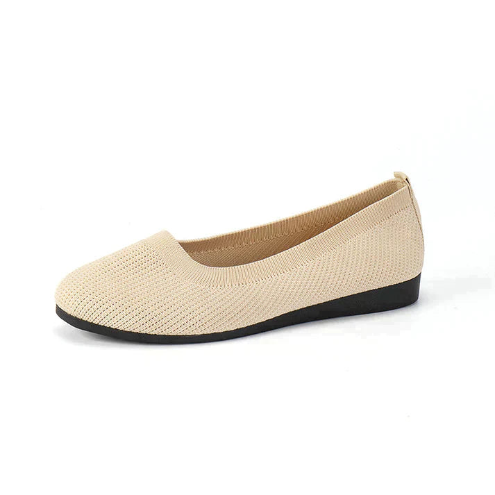 Kvinnors Ballerinaskor Andningsbart Material Elegant Design-5