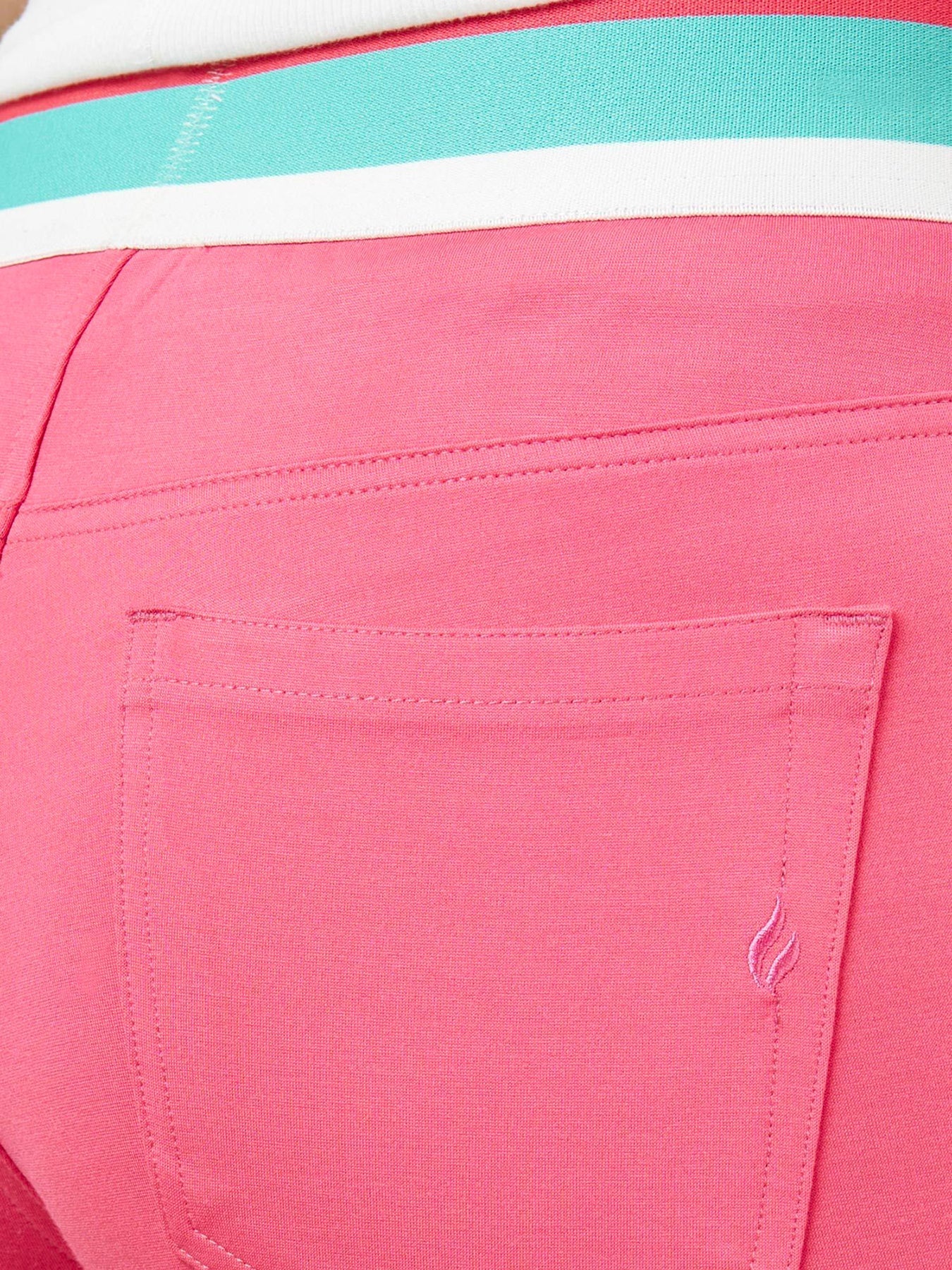 Snygga Byxor Dam Crop Flare Hög Elastanblandning-5