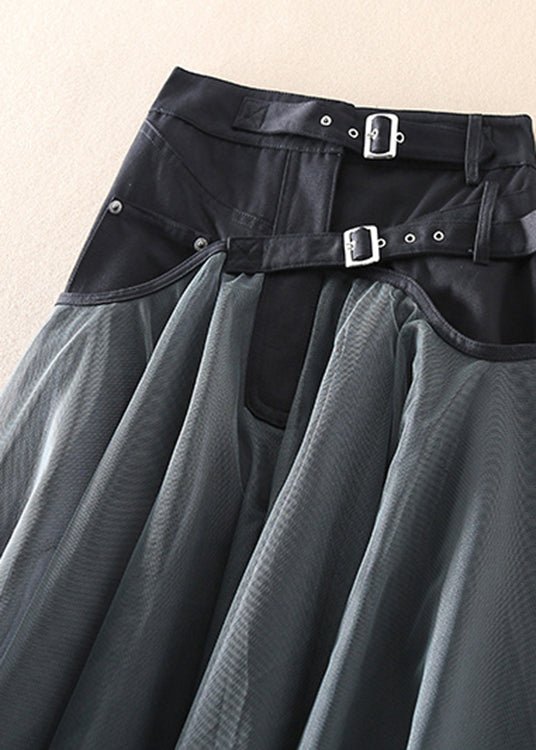 Dam Tyllkjol Elegant Lång Elastisk Tyll-3