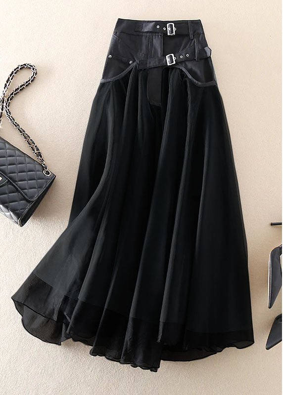 Dam Tyllkjol Elegant Lång Elastisk Tyll-4