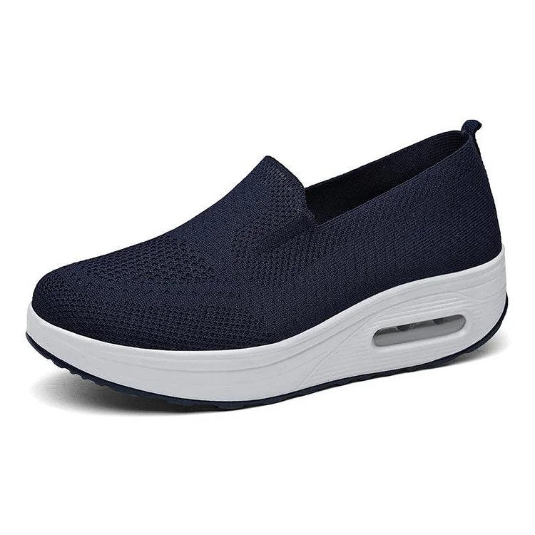 Variant image for Kvinnors Sneakers Sportig Design Ventilerande Textil med Tjock Sula-36