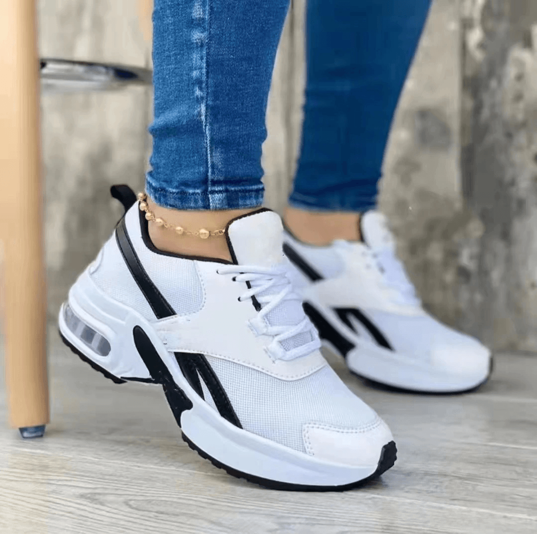Dam Sneakers Andningsbara Lättviktsdesign med Icke-Slipssula-2
