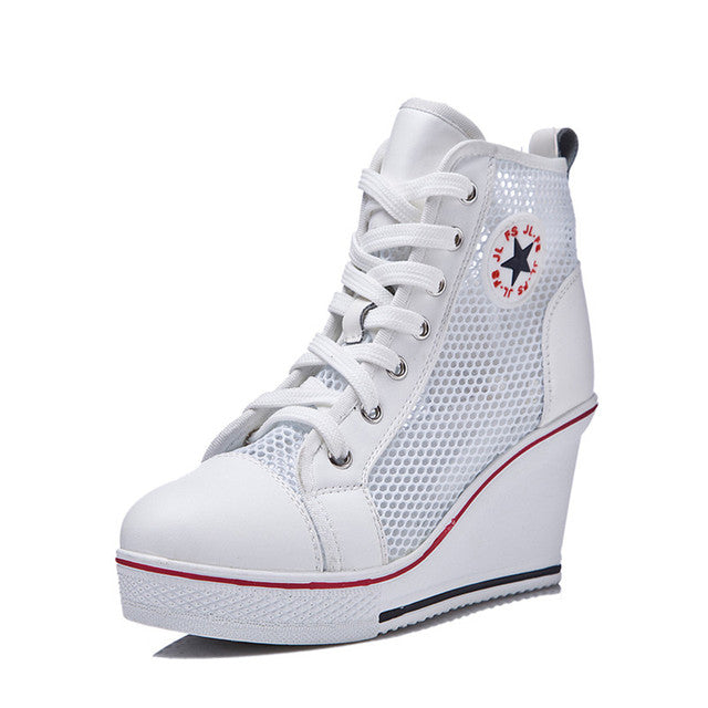 Variant image for Höga Sneakers Dam Mesh Hög Sula 7,5 cm-55