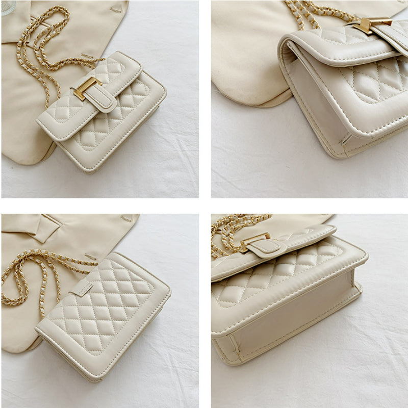 Dam Axelväska Elegant PU-Läder Kompakt Stil 6