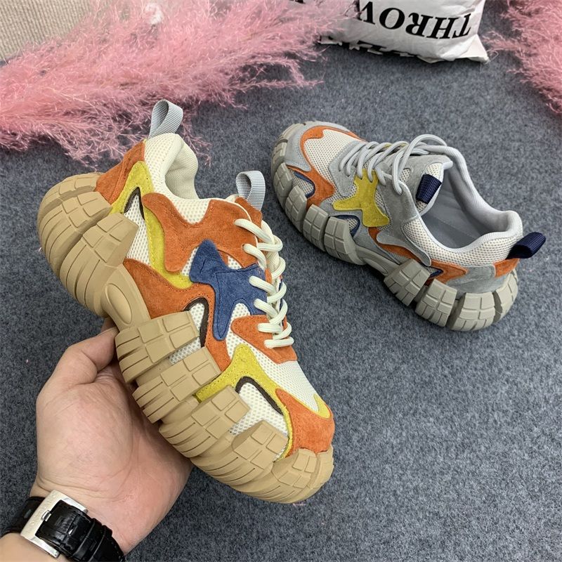 Kvinnors Sneakers Andningsbart Mesh Gummi 2