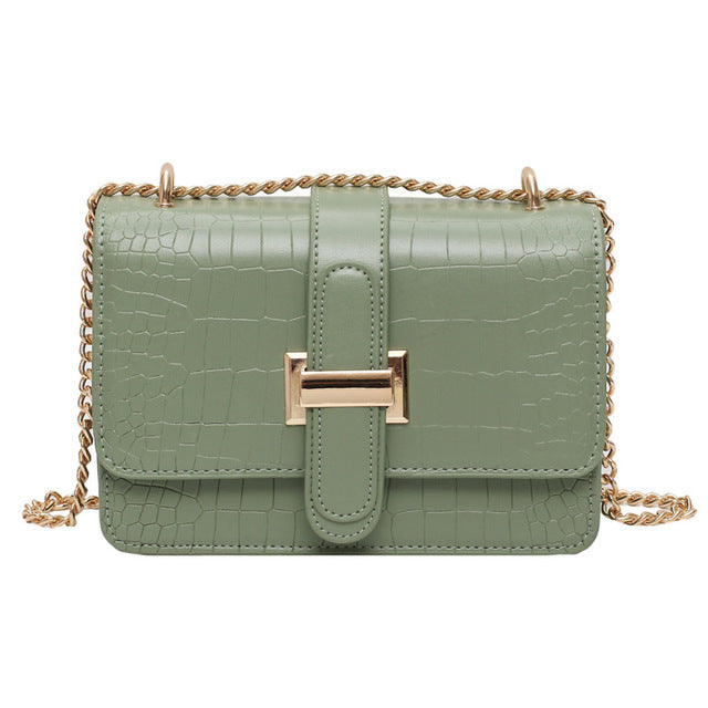 Variant image for Dam Axelväska Vintage Stil PU Läder Med Inre Ficka-4