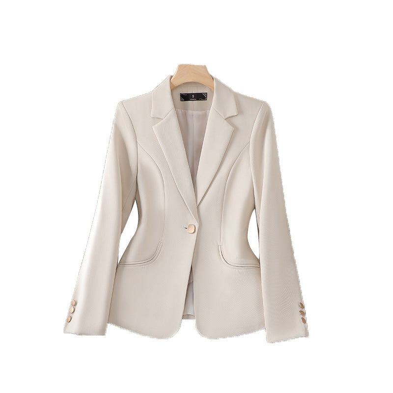 Dam Blazer Slim Fit 3D-Mönster Polyester-2