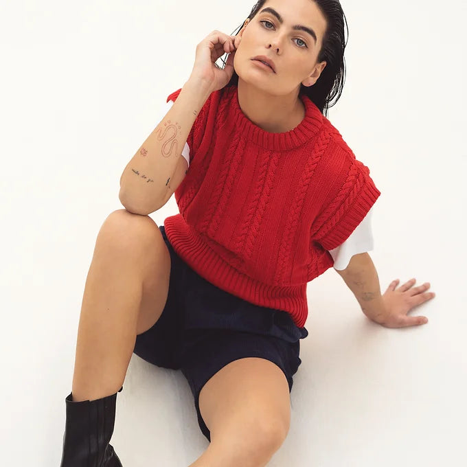 Dam Väst Klassisk Skräddarsydd Sladd Andningsbart Material-4