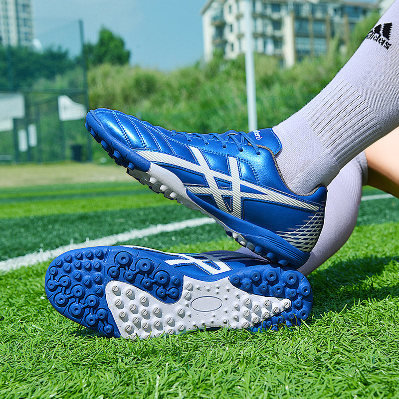 Herrar Fotbollssandaler Icke-Halkande Läder Mikrofiber-2