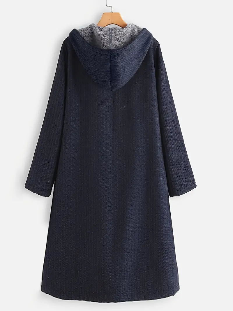 Damjacka Casual Fleece Med Dragkedja för Kvinnor 3
