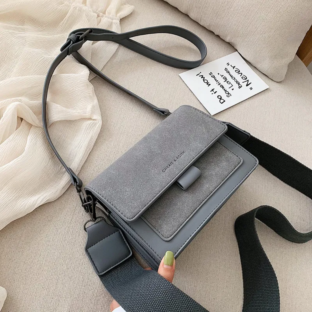 Damväska Crossbody Justerbar Rem Matt Syntetiskt Material-4