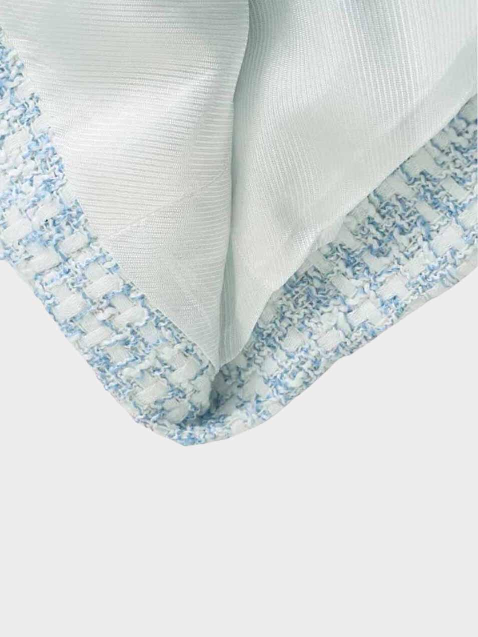 Dam Blazer Klassisk Tweed Högkvalitativ Stil-5