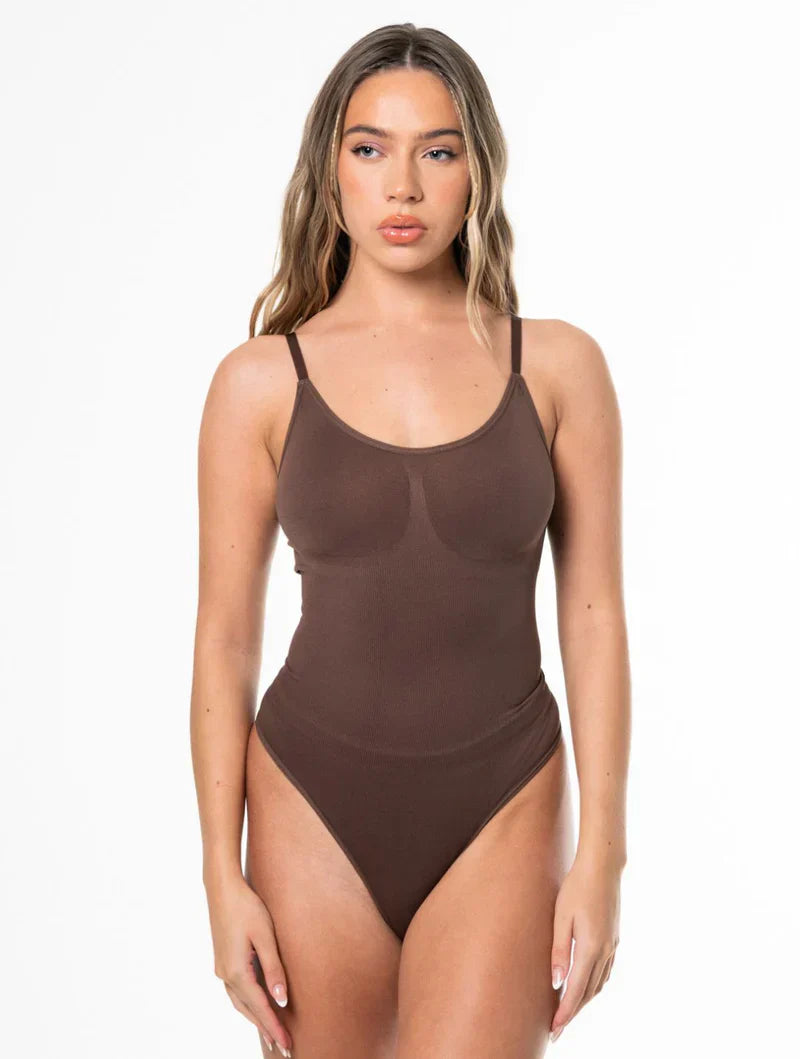 Dam Bodysuit Sömlös Justerbar Polyester 8