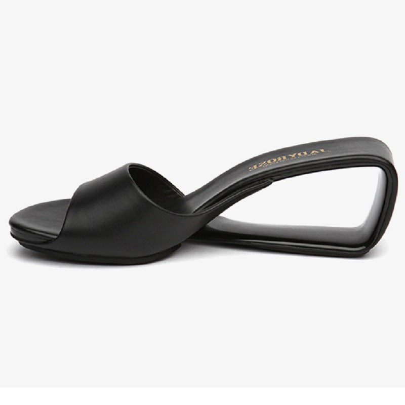 Kvinnors Kilskor Kilklack Äkta Läder-3