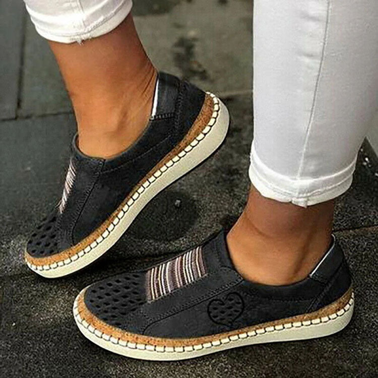 Dam Sneakers Ortopediska Lätta och Bekväma Med Flexibel Sula-6