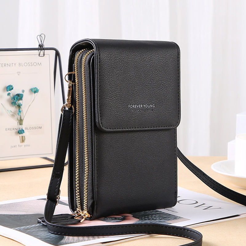 Variant image for Dam Crossbody Väska Transparent Mobilfack Hållbart Syntetmaterial-1