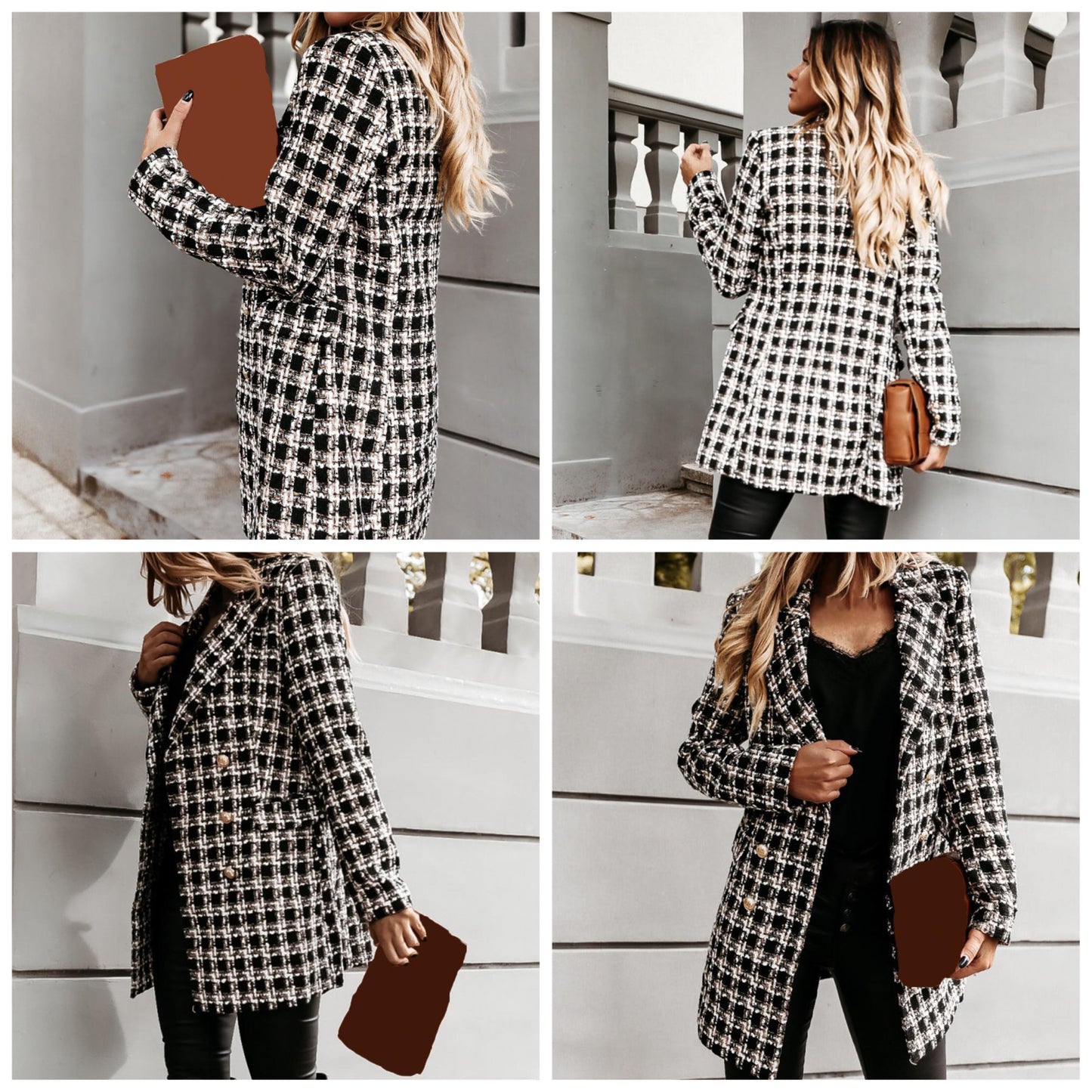 Dam Kappa Vintage Rak Passform Bomull Polyester-6