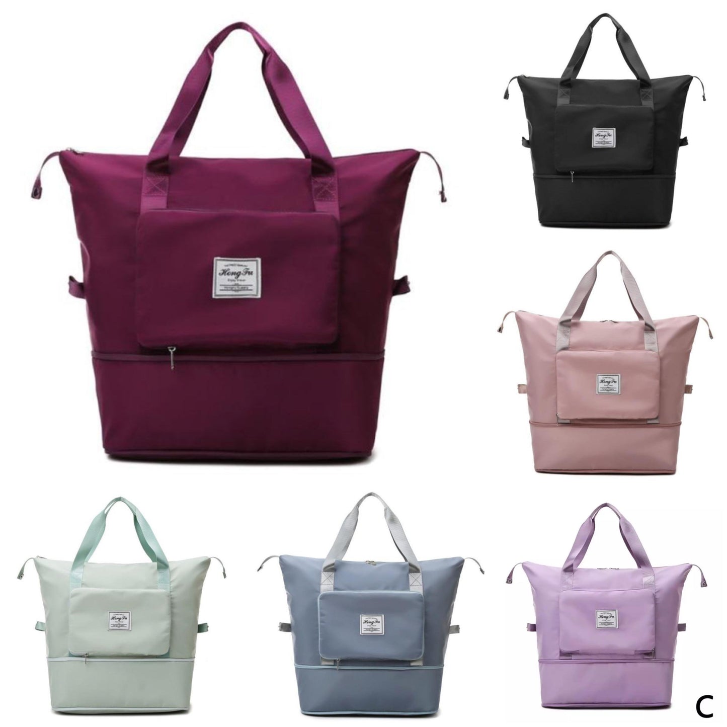 Dam Axelväska Praktisk och Mångsidig Hållbar Bomull och Polyester-5