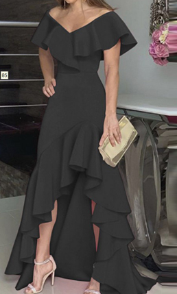 Variant image for Dam Midi Klänning Elegant Lång Lätt Väv-13