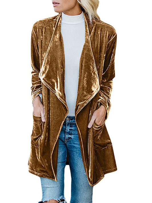 Dam Kappa Sportig Varm Polyester Elegant Silhuett-1