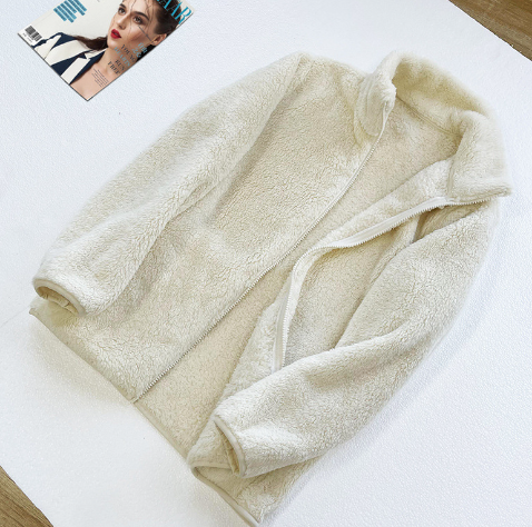 Variant image for Dam Teddy Coat Zip Up Fleece Vinterjacka-6