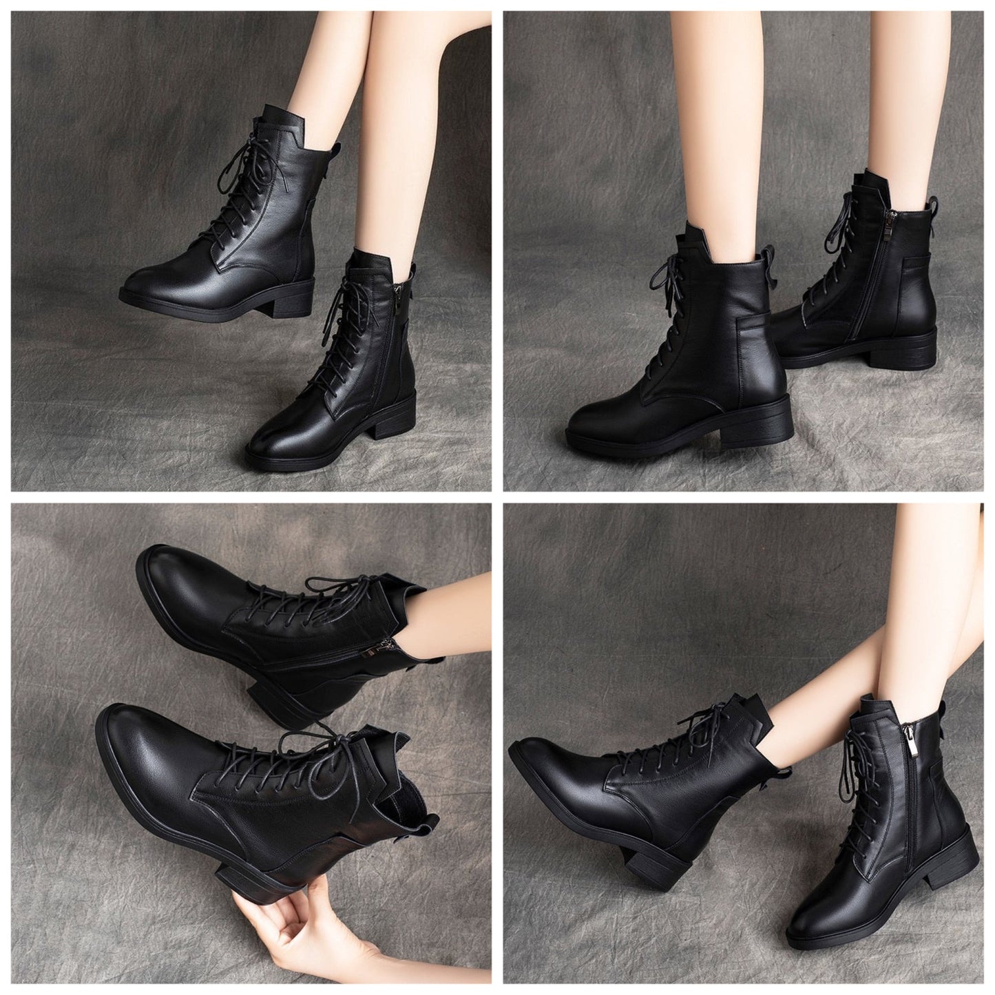 Dam Chelsea Stövlar Eco Leather Elegant Design med Blockhäl-6