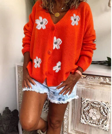 Dam Vinterkardigan Klassisk Akrylblandning Elegant-1