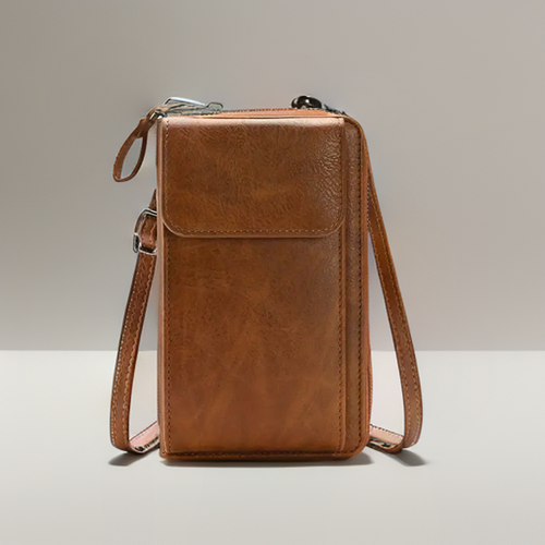 Dam Crossbody Väska Trendig Syntetiskt Läder-1