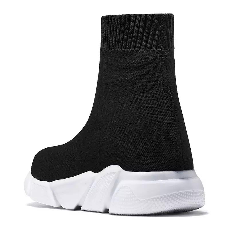 Herr Sneakers Slip-On Strumpstil Textil Komfort 2