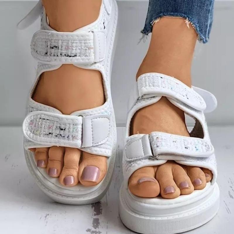 Dam Sandaler Ergonomisk Design Canvas för Bekväm Stil-6