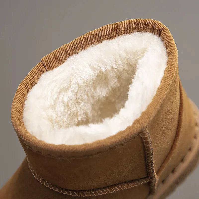 Barn Snuggs Vinter Mjuk Fodring Trendig Design-5