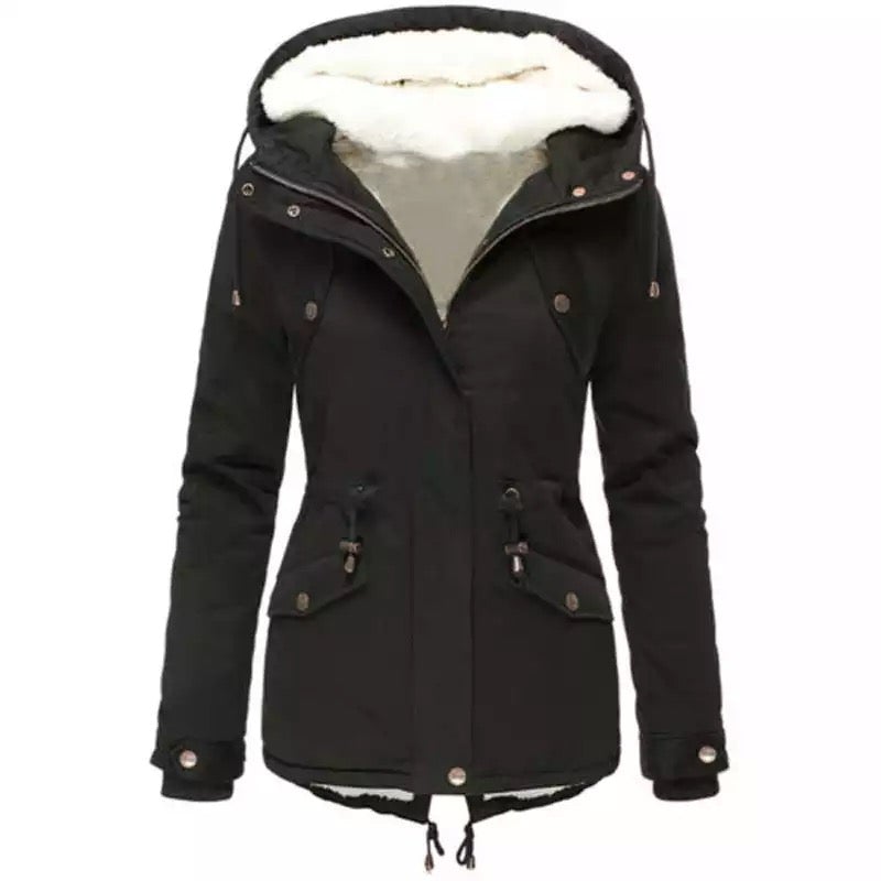 Variant image for Dam Parka Modern Design Justerbar Huva Bomull Polyester-11