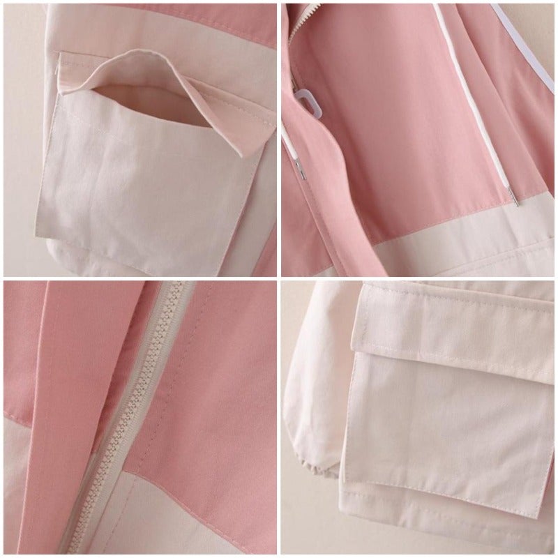 Herrjacka Avslappnad Huvjacka Polyester för Höstbruk-4