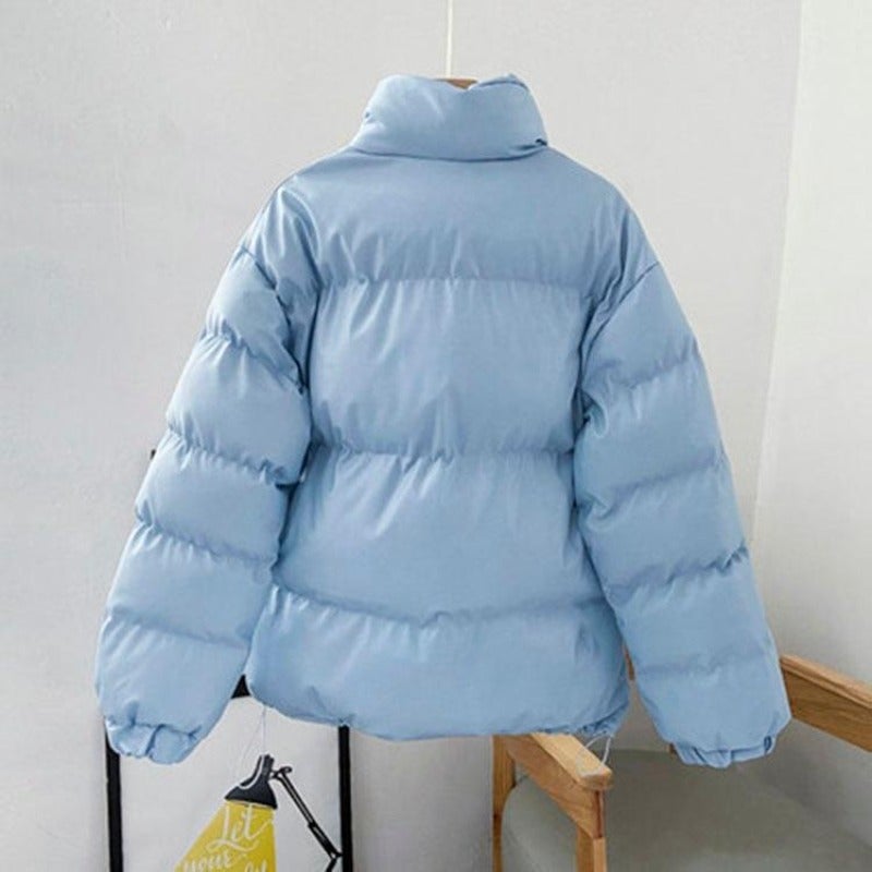 Dam Vinterjacka Sportig Quiltad Vattenavvisande Polyester-2