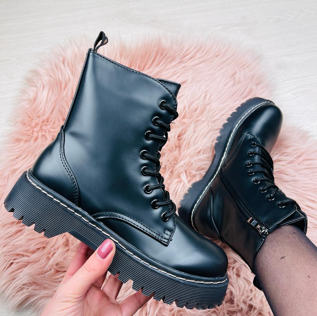 Variant image for Dam Stövlar Glänsande Läder Elegant Design Komfortabel Passform-1