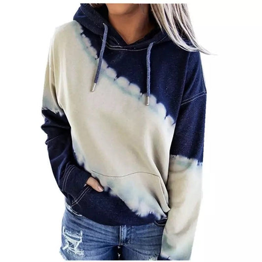Hoodie Herr Sportig Avslappnad Bomull-1