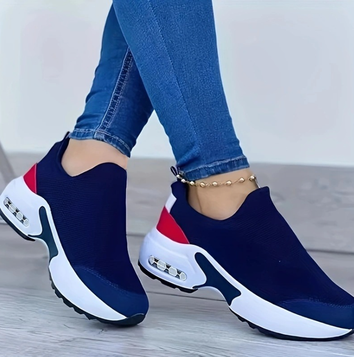 Dam Sneakers med Ergonomisk Fotbädd och Andningsbart Material – Bekväm Design för Aktiv Livsstil 8