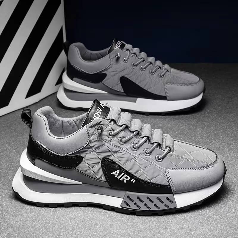 Herrskor Sneakers Lätta PU-Läder för Sommarbruk-2