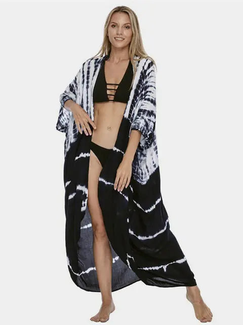Kvinnors Strandpareo Boho Stil Lätt Batik-5