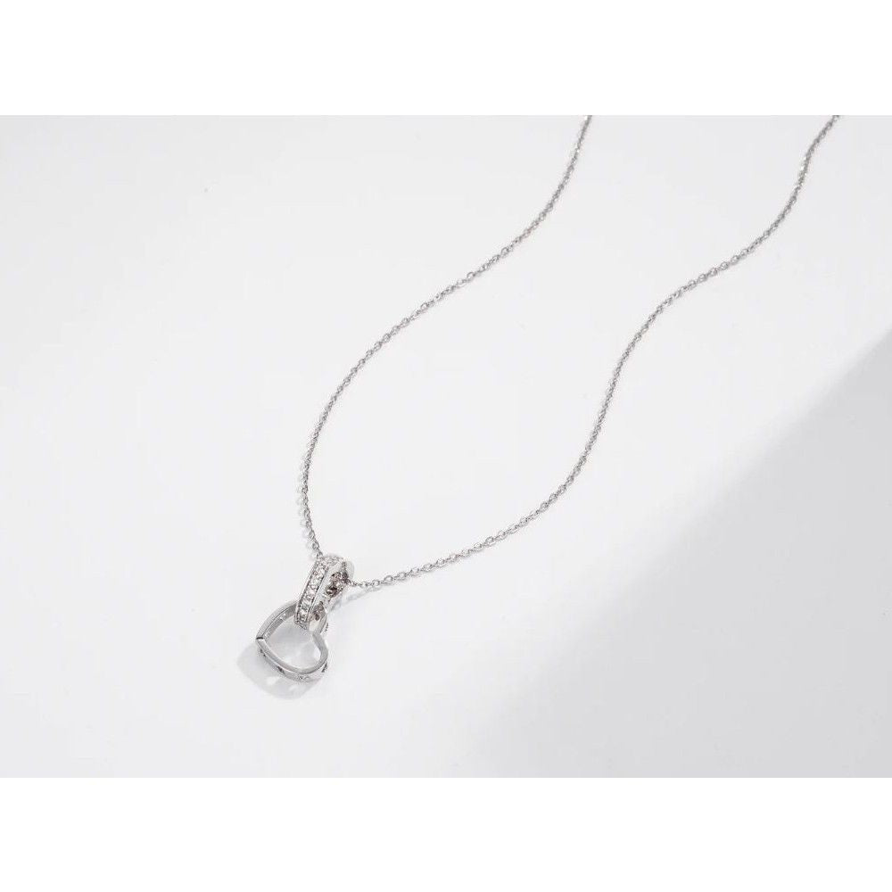Dam Halsband Bohemisk Design Mässing med Kristaller-5