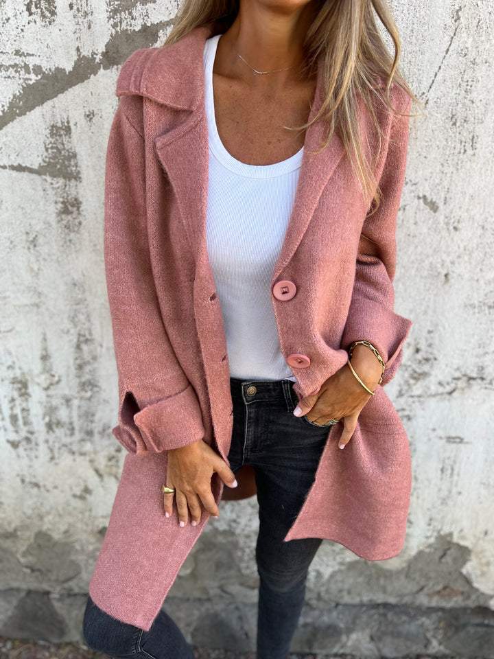 Kappa för kvinnor Reversibel Krage Vattenavvisande Material Lång Design-3